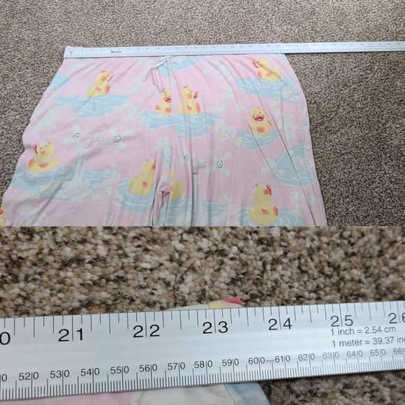 Nick & Nora Rubber Ducky Pajamas Y2k Plus Size XXL - Picture 10 of 15